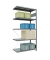 SCHULTE Anbau-Schwerlastregal MULTIplus 250 12955 silber 100,0 x 50,0 x 200,0 cm