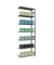 SCHULTE Anbau-Schwerlastregal MULTIplus 250 12947 silber 100,0 x 40,0 x 300,0 cm