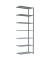 SCHULTE Anbau-Schwerlastregal MULTIplus 250 12957 silber 100,0 x 50,0 x 300,0 cm