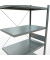 SCHULTE Anbau-Schwerlastregal MULTIplus 250 12967 silber 100,0 x 60,0 x 300,0 cm