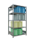 SCHULTE Schwerlastregal MULTIplus 250 12980 silber 100,0 x 80,0 x 200,0 cm