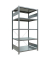 SCHULTE Schwerlastregal MULTIplus 250 12980 silber 100,0 x 80,0 x 200,0 cm