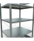 SCHULTE Schwerlastregal MULTIplus 250 12980 silber 100,0 x 80,0 x 200,0 cm