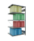 SCHULTE Anbau-Schwerlastregal MULTIplus 250 12985 silber 100,0 x 80,0 x 200,0 cm