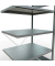 SCHULTE Anbau-Schwerlastregal MULTIplus 250 12985 silber 100,0 x 80,0 x 200,0 cm