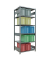 SCHULTE Schwerlastregal MULTIplus 250 12981 silber 100,0 x 80,0 x 250,0 cm