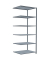 SCHULTE Anbau-Schwerlastregal MULTIplus 250 12986 silber 100,0 x 80,0 x 250,0 cm