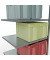 SCHULTE Anbau-Schwerlastregal MULTIplus 250 12986 silber 100,0 x 80,0 x 250,0 cm