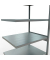 SCHULTE Anbau-Schwerlastregal MULTIplus 250 12986 silber 100,0 x 80,0 x 250,0 cm