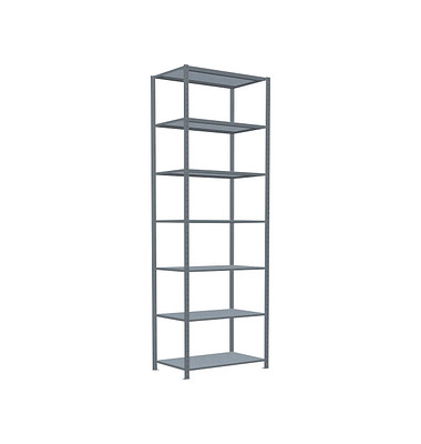 SCHULTE Schwerlastregal MULTIplus 250 12962 silber 100,0 x 60,0 x 300,0 cm