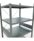 SCHULTE Schwerlastregal MULTIplus 250 12982 silber 100,0 x 80,0 x 300,0 cm