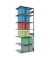 SCHULTE Anbau-Schwerlastregal MULTIplus 250 12987 silber 100,0 x 80,0 x 300,0 cm