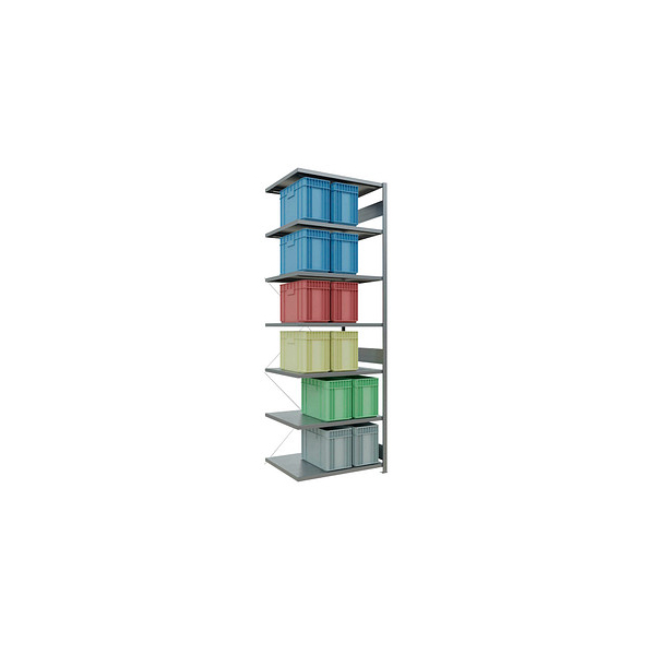 4004514222473 - Gebrüder Schulte - Fachbodenregal Komplettregale MULTIplus250 3000x1000x800mm (Anbauregal) Traglast 250kg 4004514222473 - Gebrüder Schulte - Fachbodenregal Komplettregale MULTIplus250 3000x1000x800mm (Anbauregal) Traglast 250kg