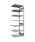 SCHULTE Anbau-Schwerlastregal MULTIplus 250 12987 silber 100,0 x 80,0 x 300,0 cm