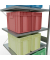 SCHULTE Anbau-Schwerlastregal MULTIplus 250 12987 silber 100,0 x 80,0 x 300,0 cm