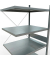 SCHULTE Anbau-Schwerlastregal MULTIplus 250 12987 silber 100,0 x 80,0 x 300,0 cm