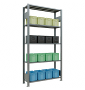 SCHULTE Schwerlastregal MULTIplus 150 12730-LR silber 100,0 x 30,0 x 200,0 cm