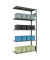 SCHULTE Anbau-Schwerlastregal MULTIplus 150 12745-LR silber 100,0 x 40,0 x 200,0 cm