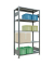 SCHULTE Schwerlastregal MULTIplus 150 12750-LR silber 100,0 x 50,0 x 200,0 cm