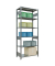 SCHULTE Schwerlastregal MULTIplus 150 12751-LR silber 100,0 x 50,0 x 250,0 cm