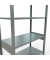 SCHULTE Schwerlastregal MULTIplus 150 12751-LR silber 100,0 x 50,0 x 250,0 cm