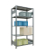 SCHULTE Schwerlastregal MULTIplus 150 12760-LR silber 100,0 x 60,0 x 200,0 cm