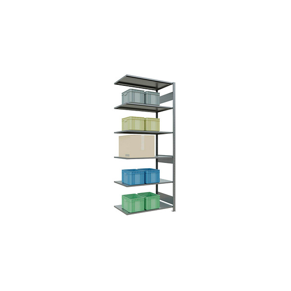 4004514281128 - Schulte Lagertechnik Fachbodenregal-Stecksystem MULTIplus 150 Anbauregal Längenriegel 2500x1000x600 mm 6 Böden verzinkt 4004514281128 - Schulte Lagertechnik Fachbodenregal-Stecksystem MULTIplus 150 Anbauregal Längenriegel 2500x1000x600 mm 6 Böden verzinkt