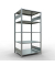 SCHULTE Schwerlastregal MULTIplus 150 12780-LR silber 100,0 x 80,0 x 200,0 cm