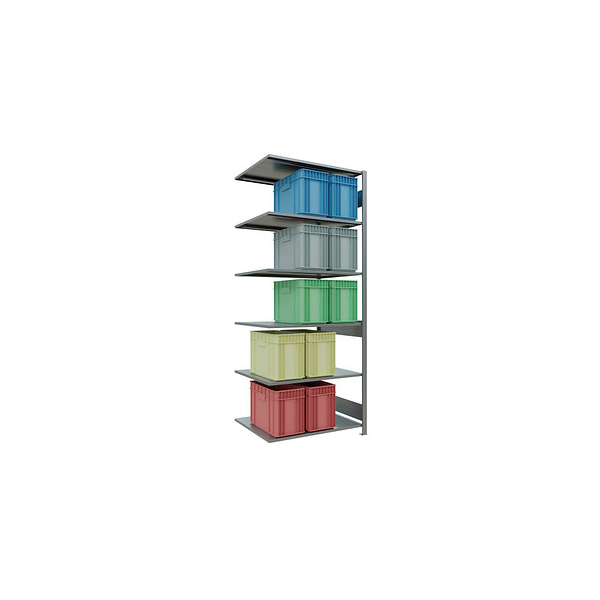 4004514281616 - Schulte Lagertechnik Fachbodenregal-Stecksystem MULTIplus 150 Anbauregal Längenriegel 2500x1000x800 mm 6 Böden verzinkt 4004514281616 - Schulte Lagertechnik Fachbodenregal-Stecksystem MULTIplus 150 Anbauregal Längenriegel 2500x1000x800 mm 6 Böden verzinkt