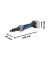BOSCH Professional GGS 18V-23 LC Geradschleifer 18,0 V, ohne Akku