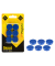6 Idena Magnete blau Ø 2,4 x 0,7 cm