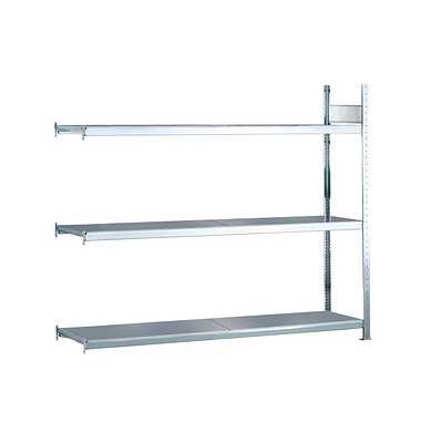 SCHULTE Anbau-Weitspannregal WS 2000 15507 silber 150,0 x 80,0 x 200,0 cm