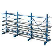 SCHULTE Anbau-Schwerlastregal K1000 14491 enzianblau 125,0 x 100,0 x 200,0 cm