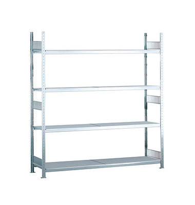 SCHULTE Weitspannregal WS 2000 15590 silber 200,0 x 40,0 x 250,0 cm