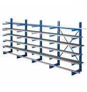 SCHULTE Schwerlastregal K1000 14487 enzianblau 500,0 x 50,0 x 200,0 cm