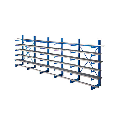 SCHULTE Schwerlastregal K1000 14488 enzianblau 625,0 x 50,0 x 200,0 cm