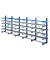 SCHULTE Schwerlastregal K1000 14488 enzianblau 625,0 x 50,0 x 200,0 cm