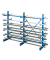 SCHULTE Schwerlastregal K1000 14495 enzianblau 250,0 x 100,0 x 200,0 cm