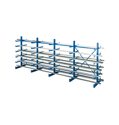 SCHULTE Schwerlastregal K1000 14497 enzianblau 500,0 x 100,0 x 200,0 cm