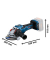 BOSCH Professional GWS 18V-15 PSC Winkelschleifer 18,0 V, ohne Akku