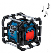 BOSCH Professional GPB 18V-5 SC Baustellenradio blau, schwarz