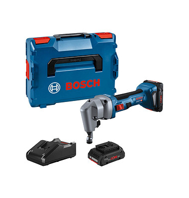BOSCH Professional GNA 18V-16 E Akku-Blechschere 18,0 V, mit 2 Akkus