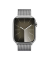 Apple Watch Series 9 45 mm Edelstahl (GPS+Cellular) Milanaise Loop  silber