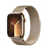 Watch Series 9 45 mm Edelstahl (GPS+Cellular) Milanaise Loop  gold