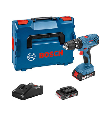 BOSCH Professional GSB 18V-21 Akku-Schlagbohrschrauber-Set 18,0 V, mit 2 Akkus