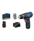 BOSCH Professional GSB 12V-15 Akku-Schlagbohrschrauber-Set 12,0 V, mit 2 Akkus