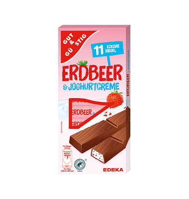 GUT&GÜNSTIG Joghurt-Erdbeer Schokoriegel 11 Riegel GUT&GÜNSTIG Joghurt-Erdbeer Schokoriegel 11 Riegel