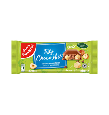 GUT&GÜNSTIG Tasty Schoko Nut Schokolade 200,0 g GUT&GÜNSTIG Tasty Schoko Nut Schokolade 200,0 g