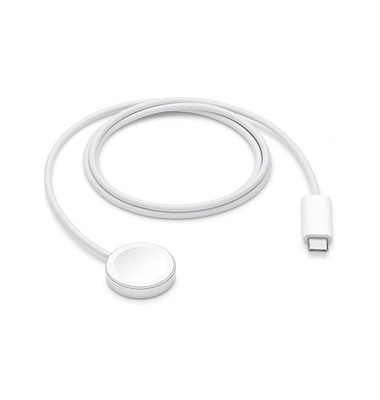 Apple Watch Magnetisches Ladekabel auf USB Induktive Ladestation weiß 1,0 m