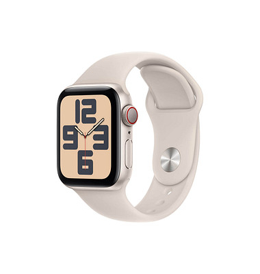 Apple Watch SE 40 mm (GPS+Cellular) Sportarmband ML  polarstern
